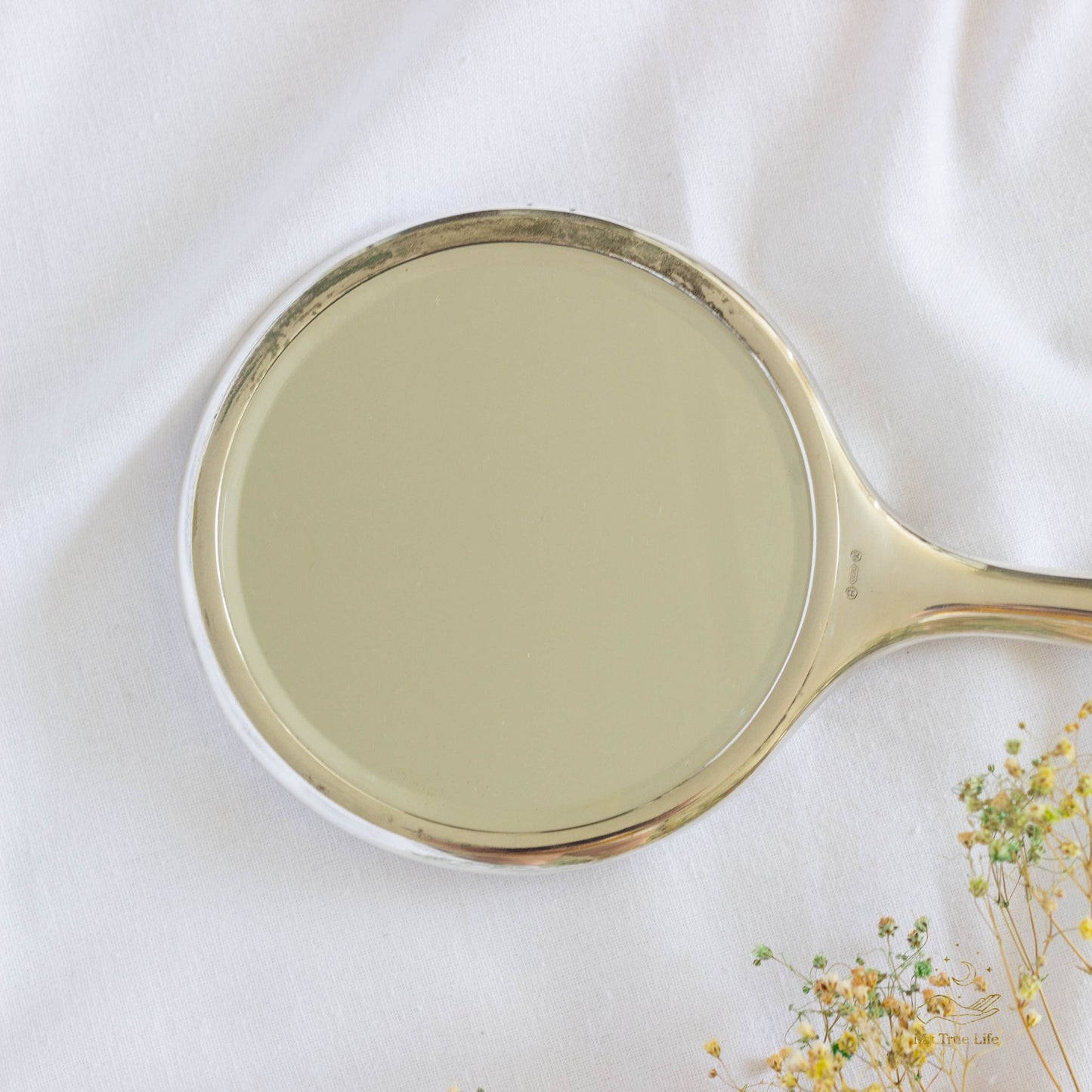 Antique silver mirror - Gero