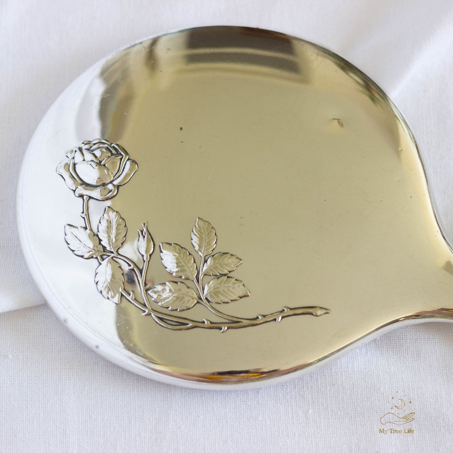 Antique silver mirror - Gero
