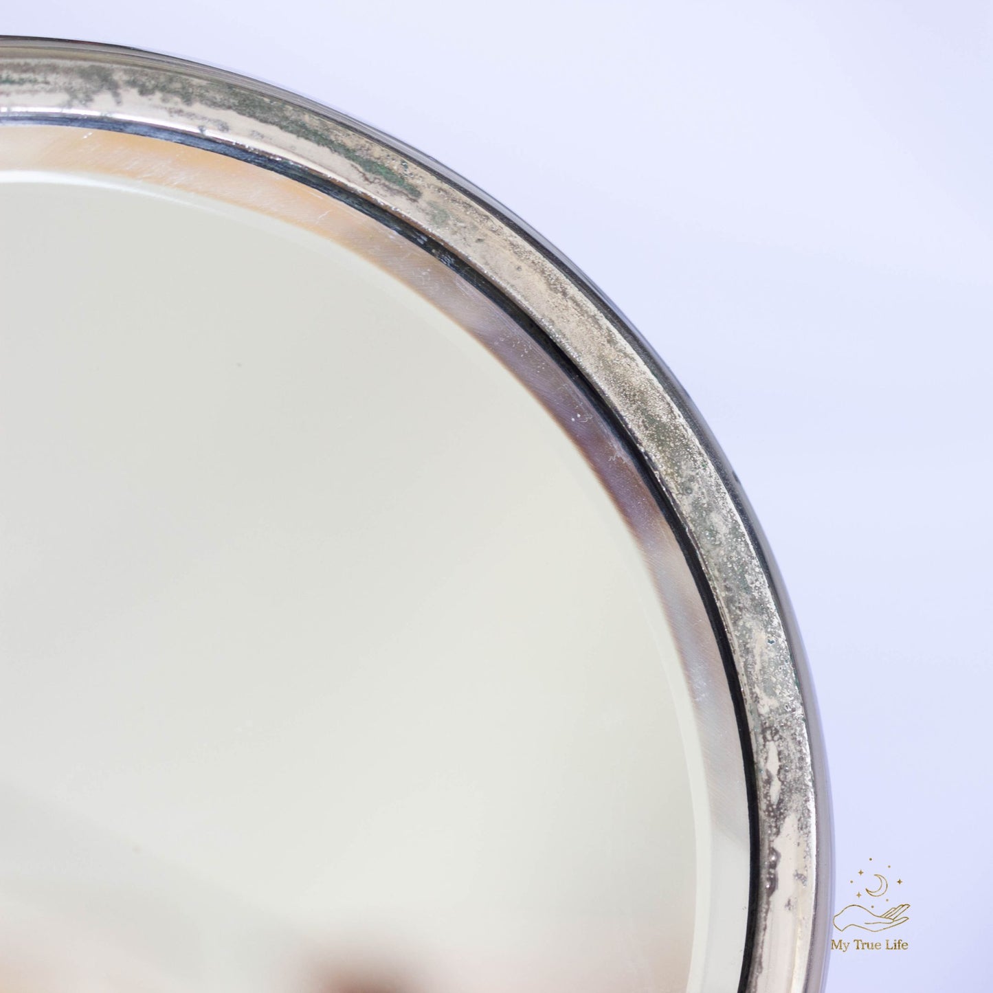 Antique silver mirror - Gero
