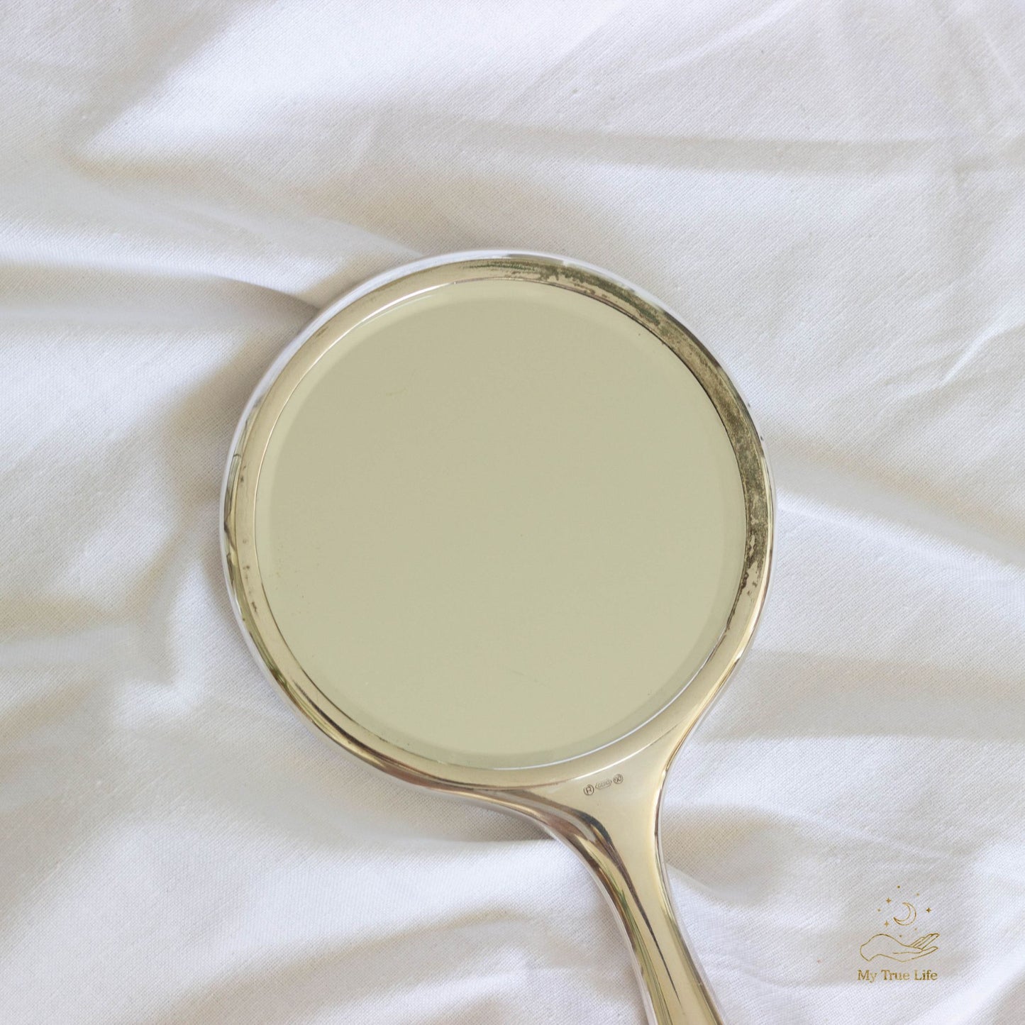 Antique silver mirror - Gero