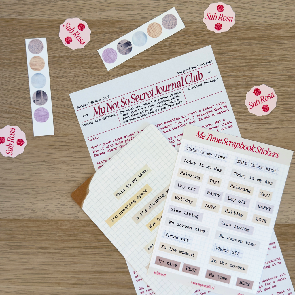 June Snail Mail Letter: Your Own Pace