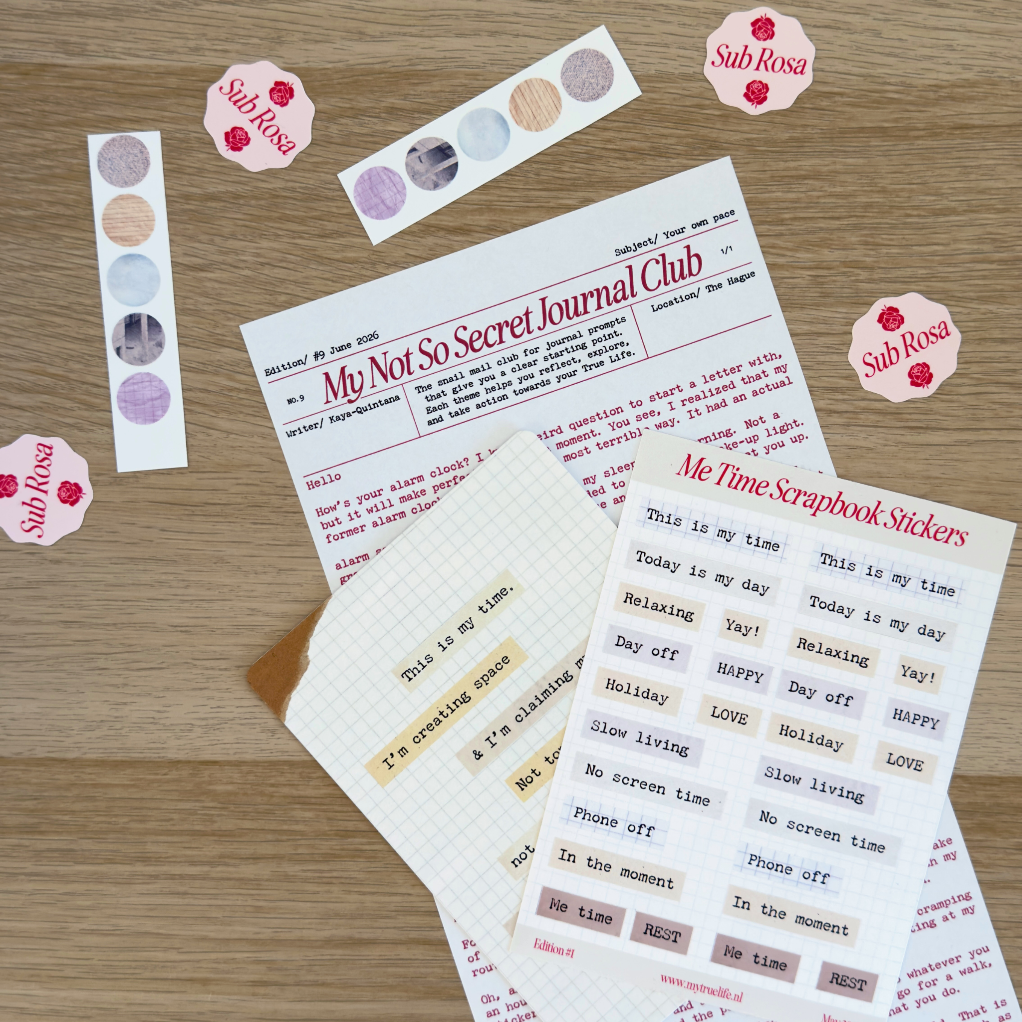June Snail Mail Letter: Your Own Pace
