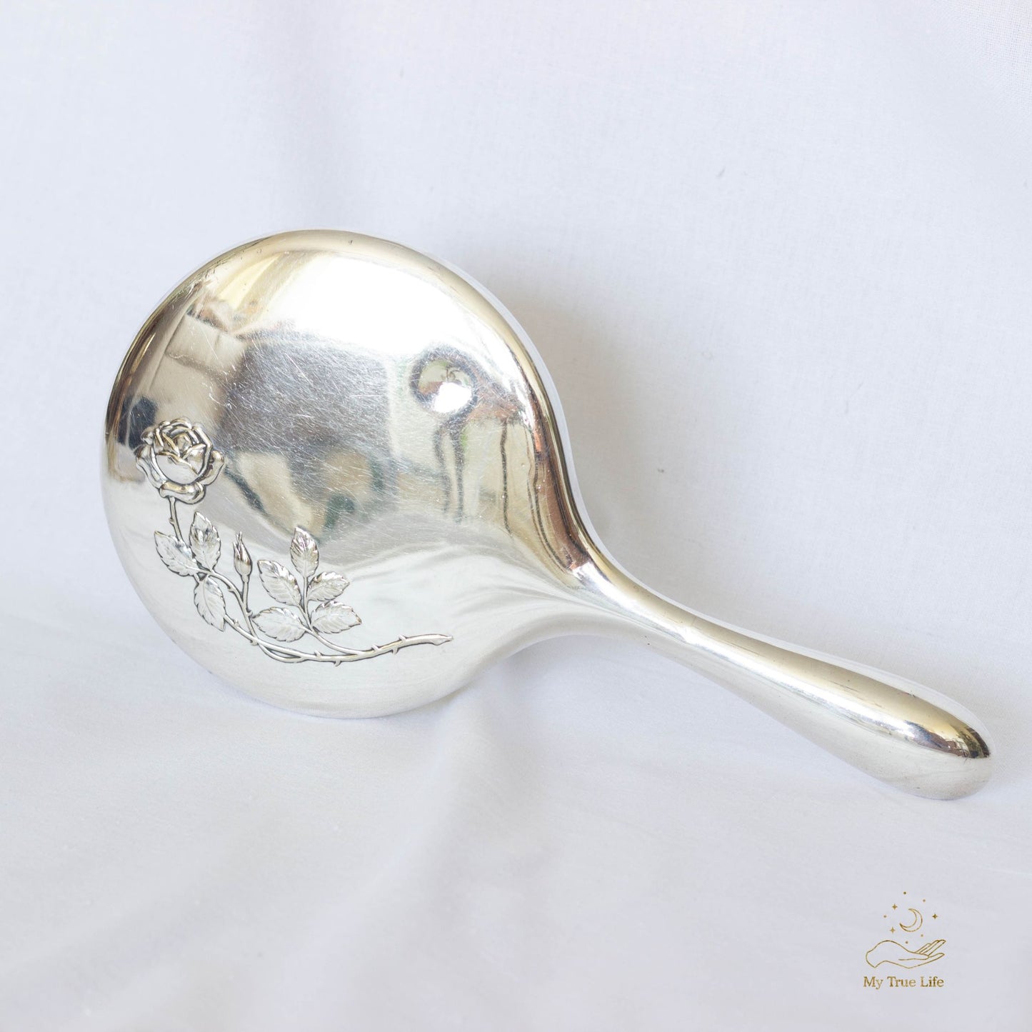 Antique silver mirror - Gero