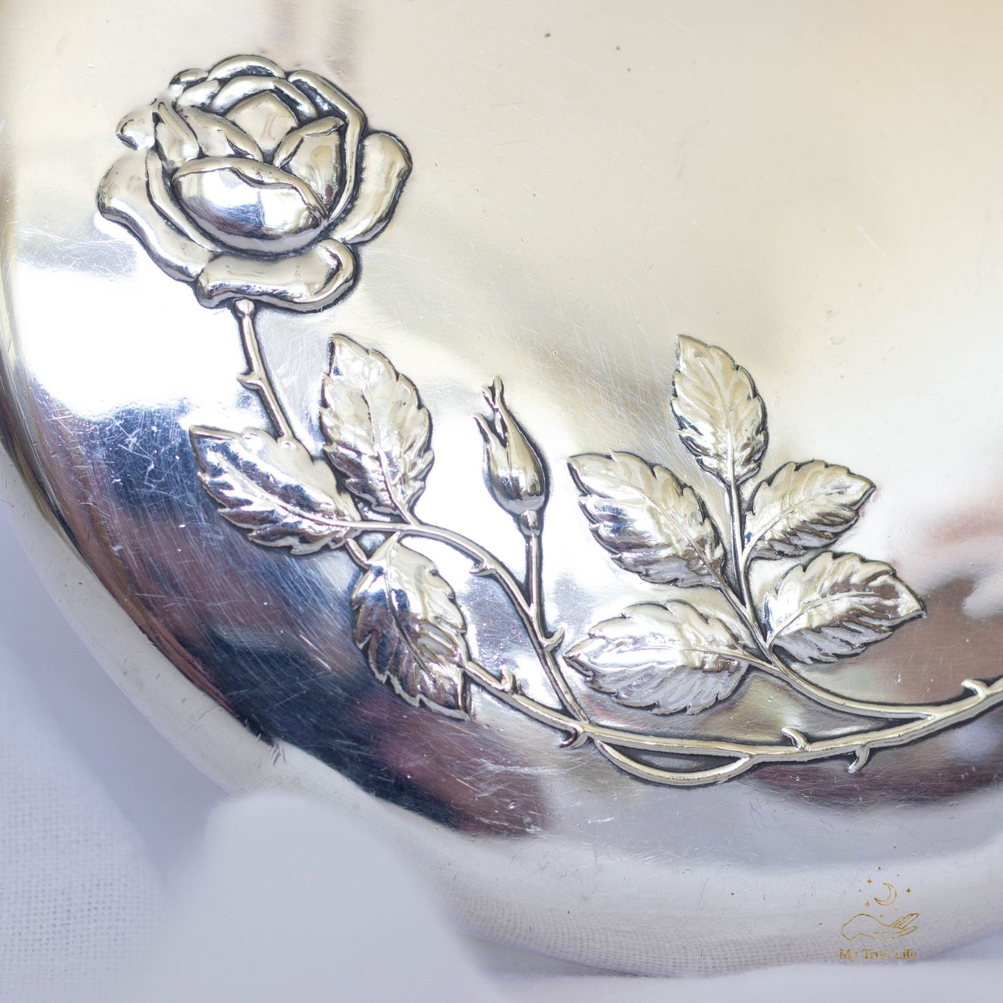 Antique silver mirror - Gero