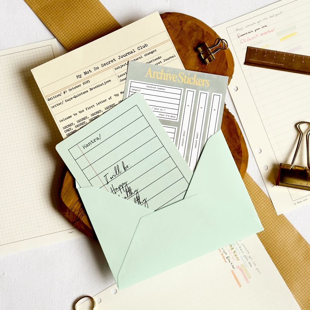 My Not So Secret Journal Club - Snail mail subscription