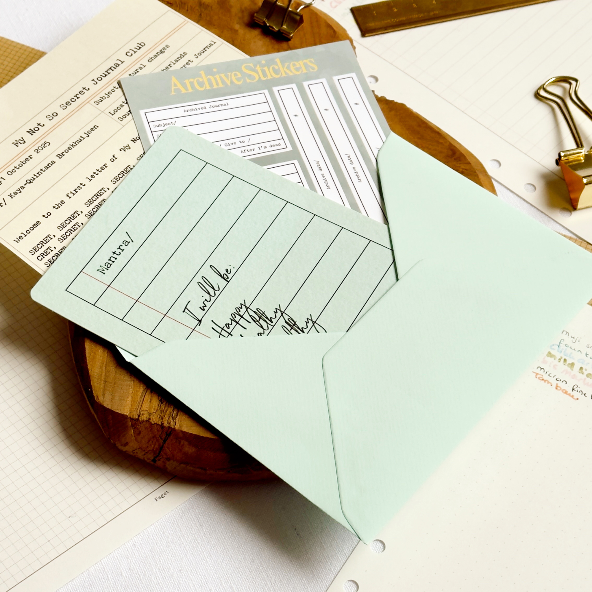 My Not So Secret Journal Club - Snail mail subscription