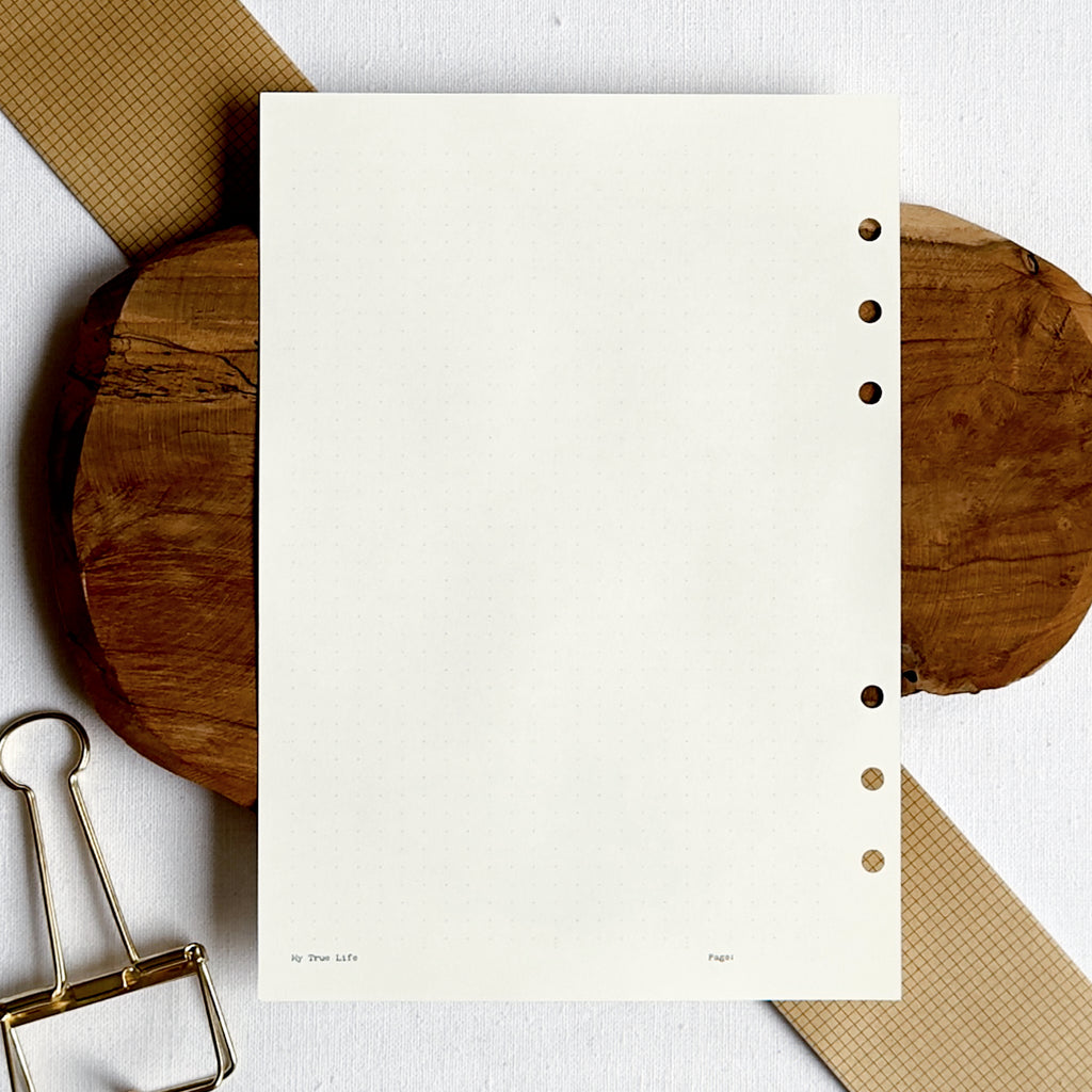 Dot Grid Ring Binder Inserts