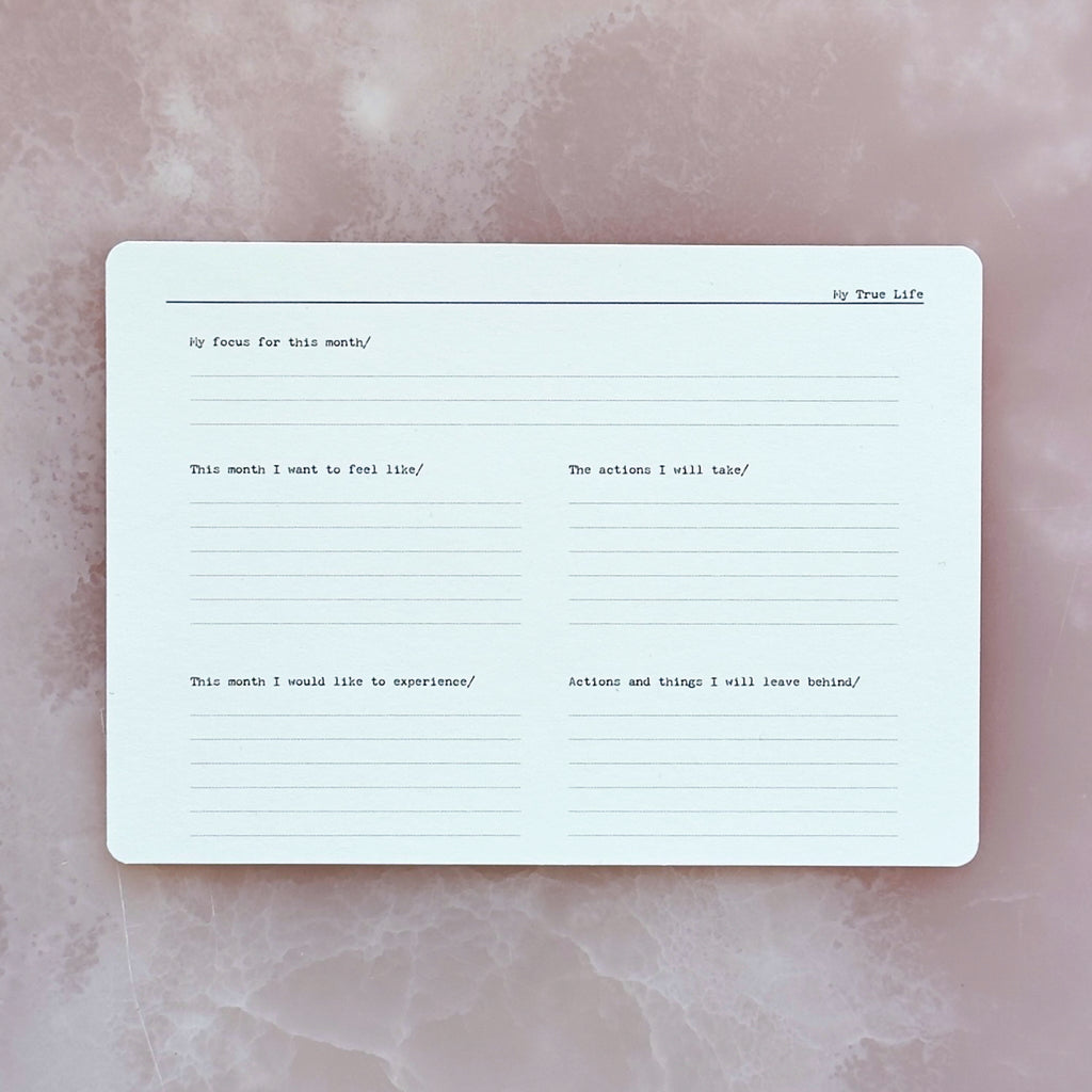 Monthly Habit Tracker Cards