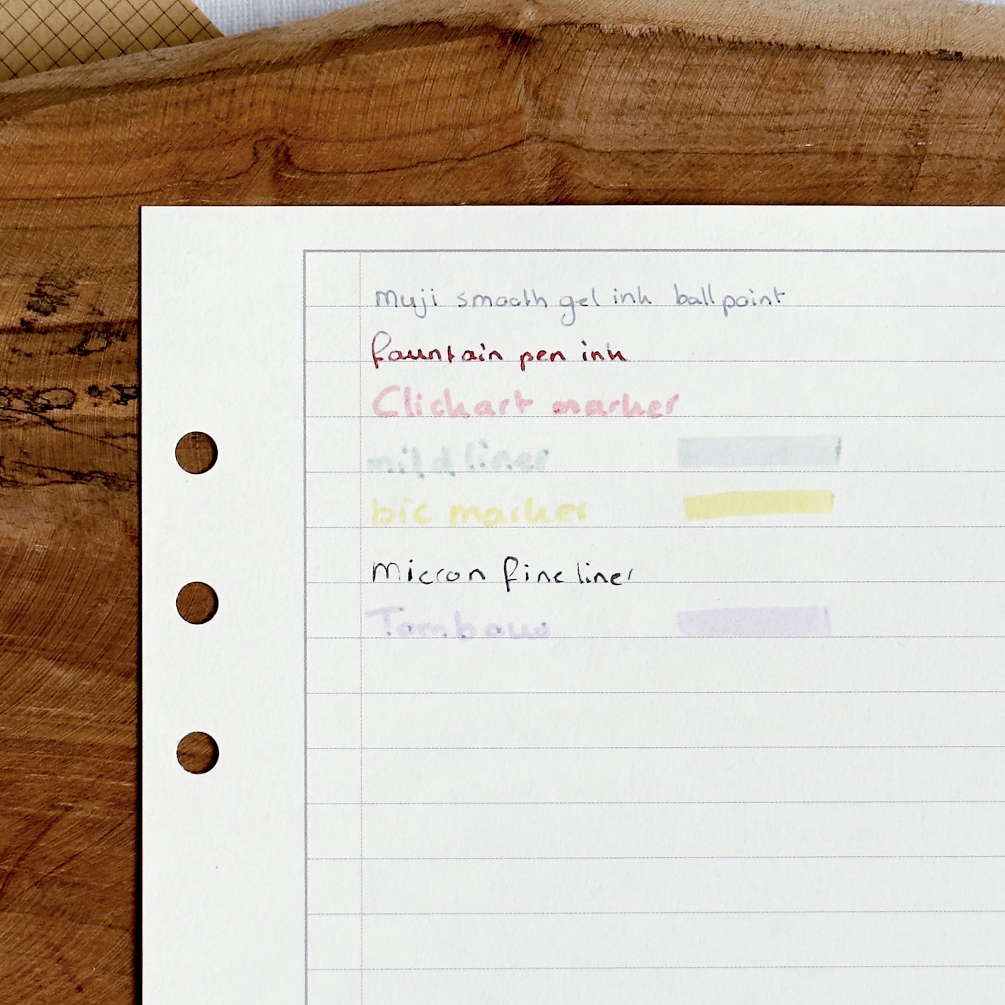 3-Pack Ring Binder Inserts - Graph, Lined And Dotted Pages