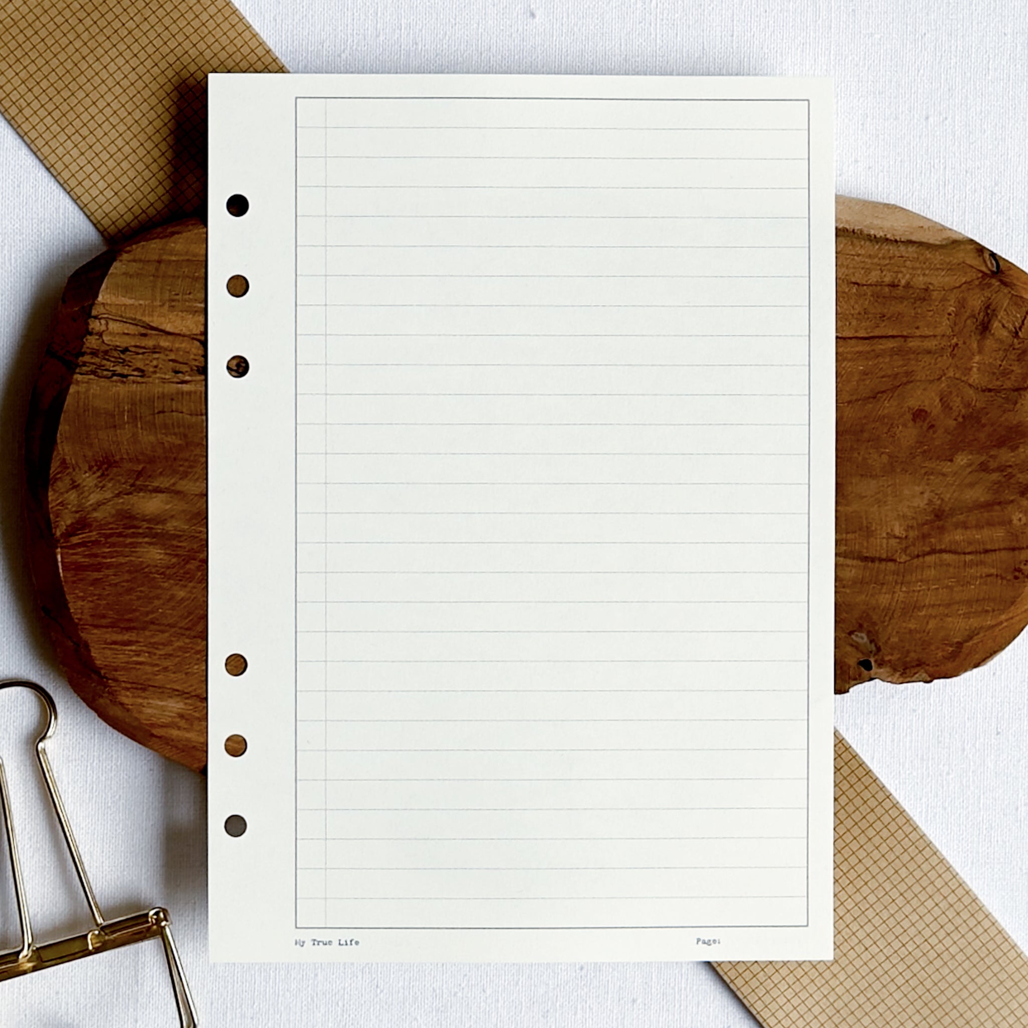 3-Pack Ring Binder Inserts - Graph, Lined And Dotted Pages