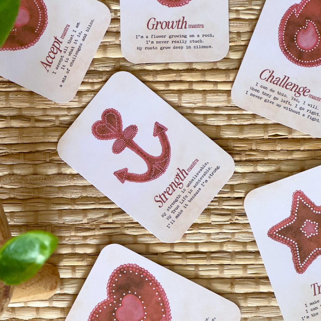 Mini mantra cards