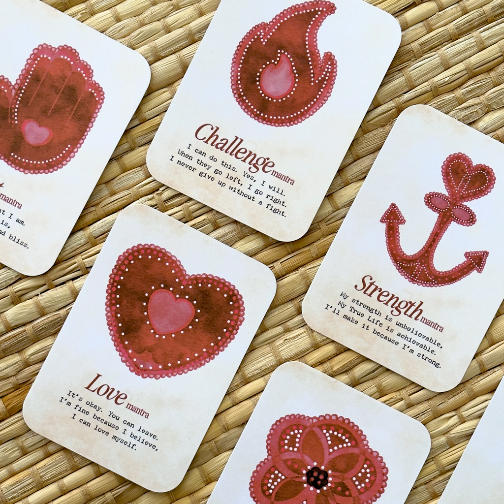 Mini mantra cards