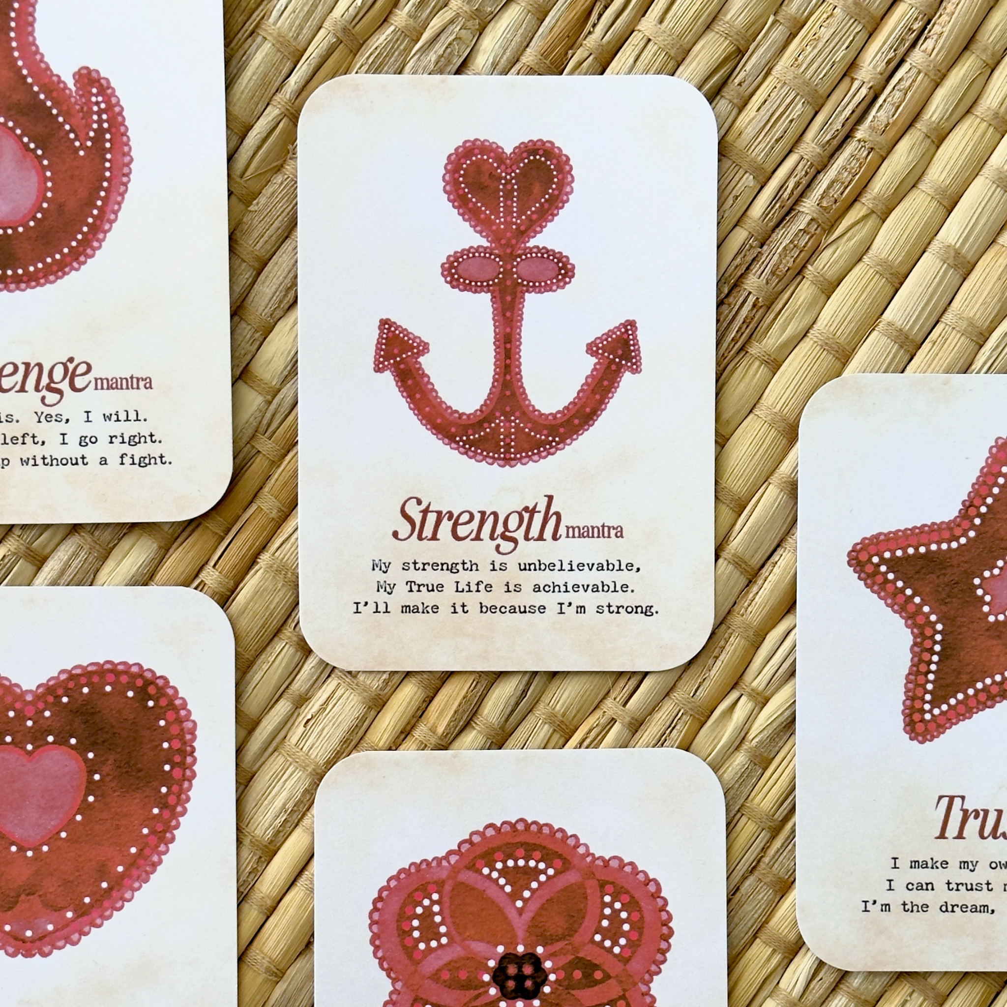 Mini mantra cards
