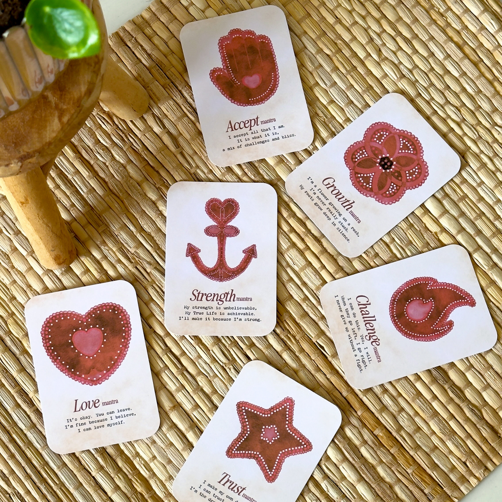 Mini mantra cards