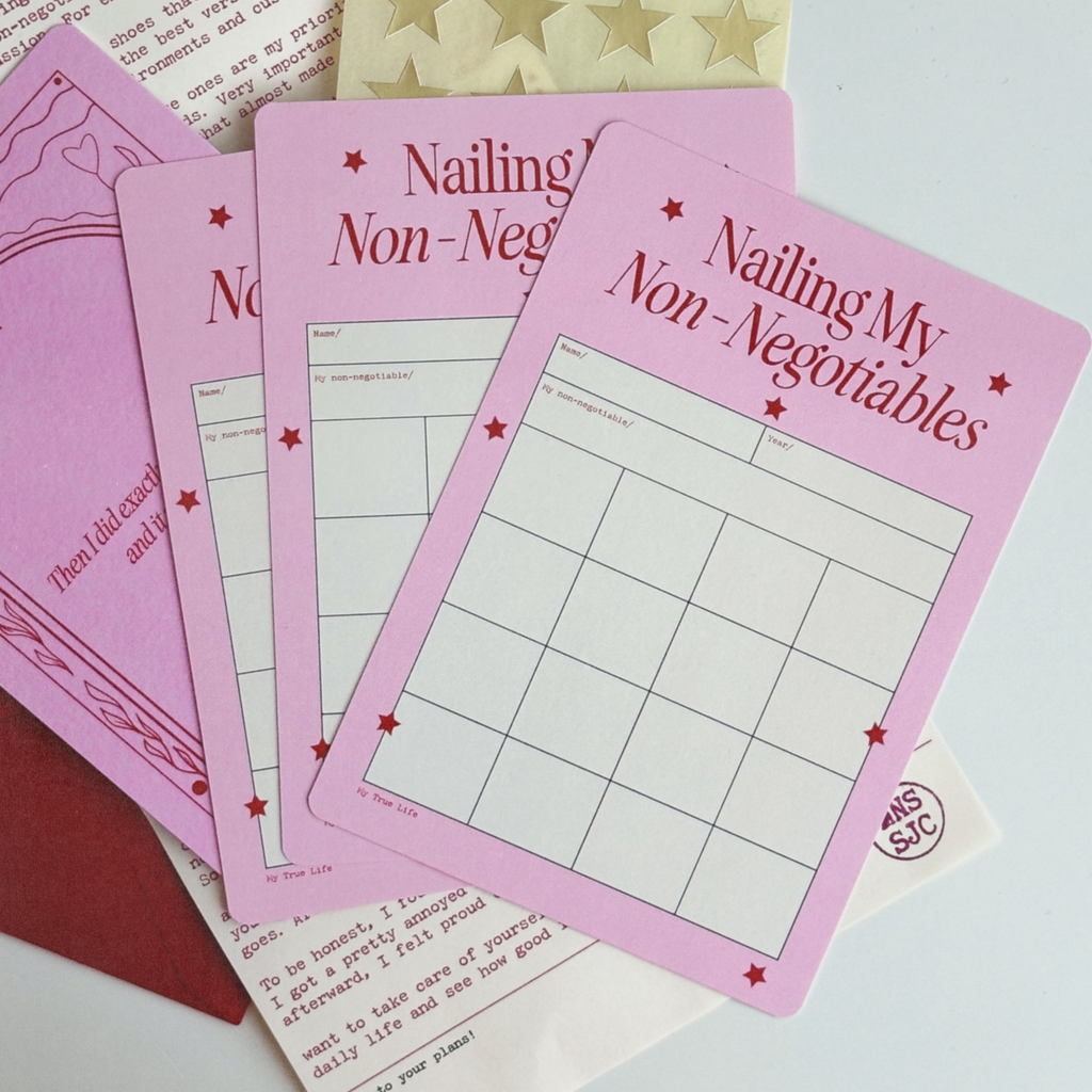 May Snail Mail Letter: Non-negotiables