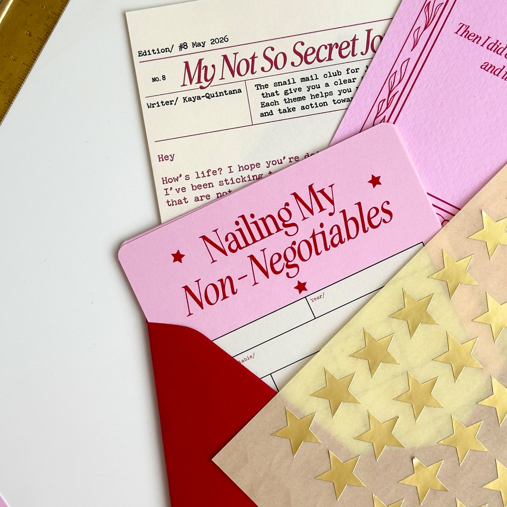 May Snail Mail Letter: Non-negotiables