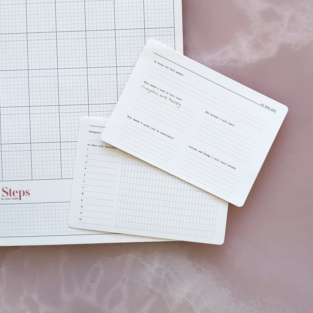 A4 Monthly Planner And A6 Habit Tracker Bundle