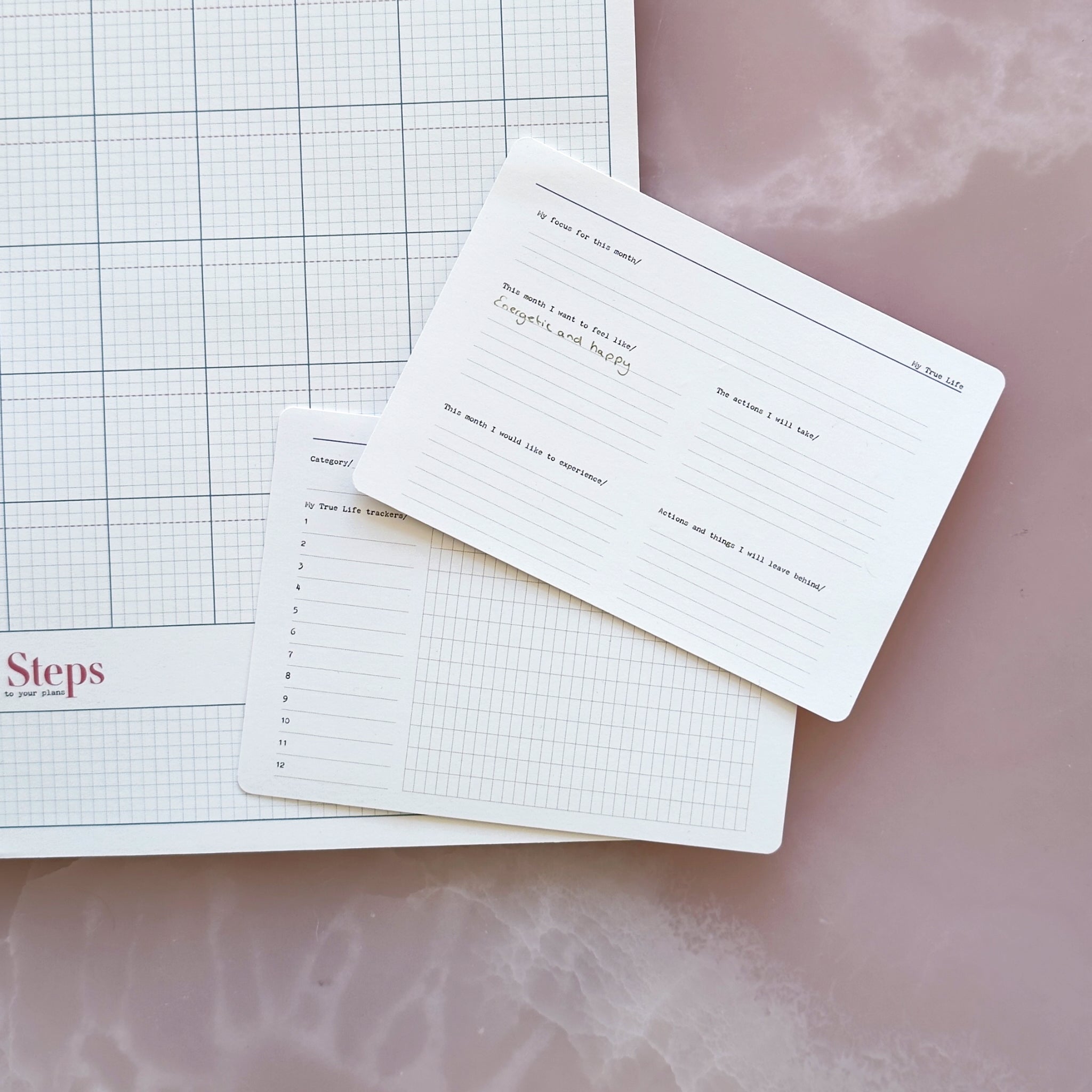 A4 Monthly Planner And A6 Habit Tracker Bundle