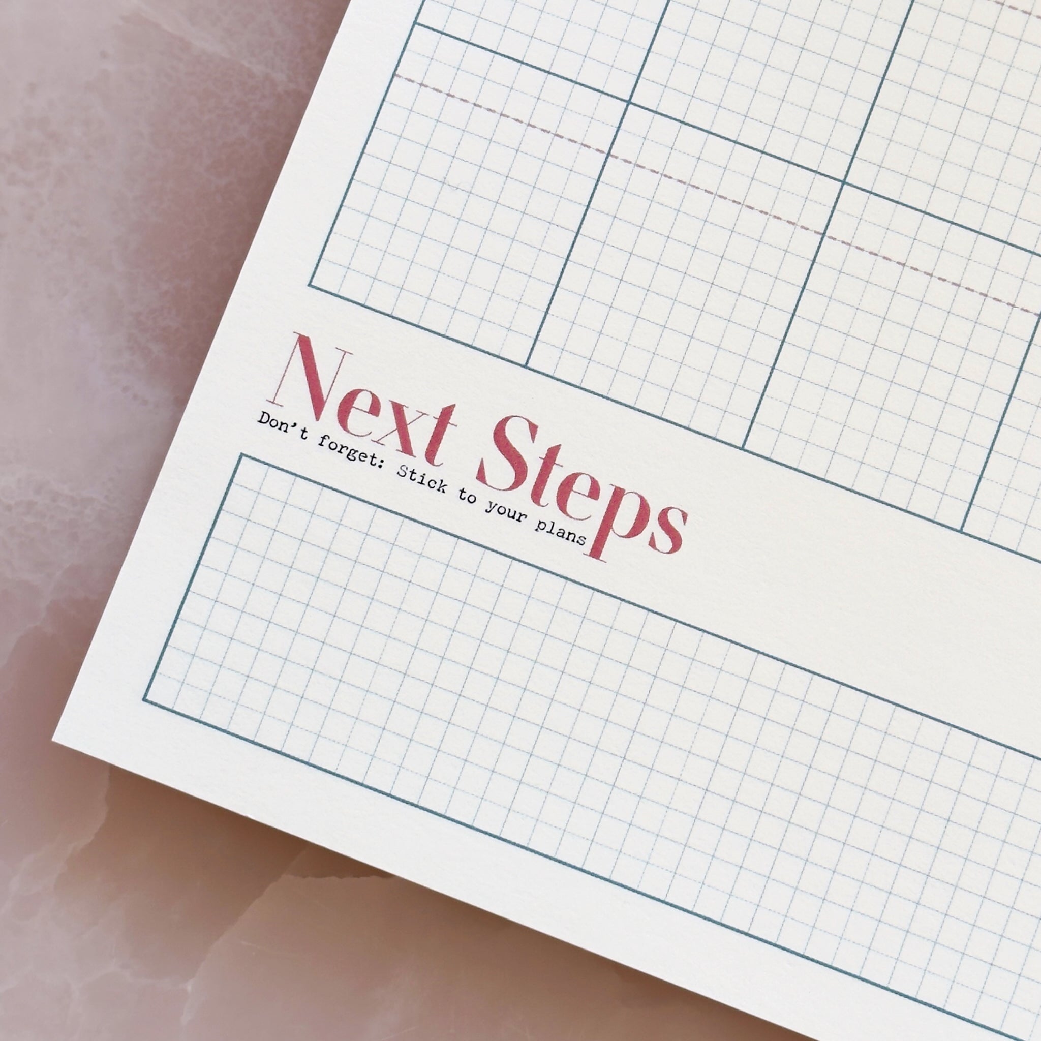 Monthly Planner Notepad A4