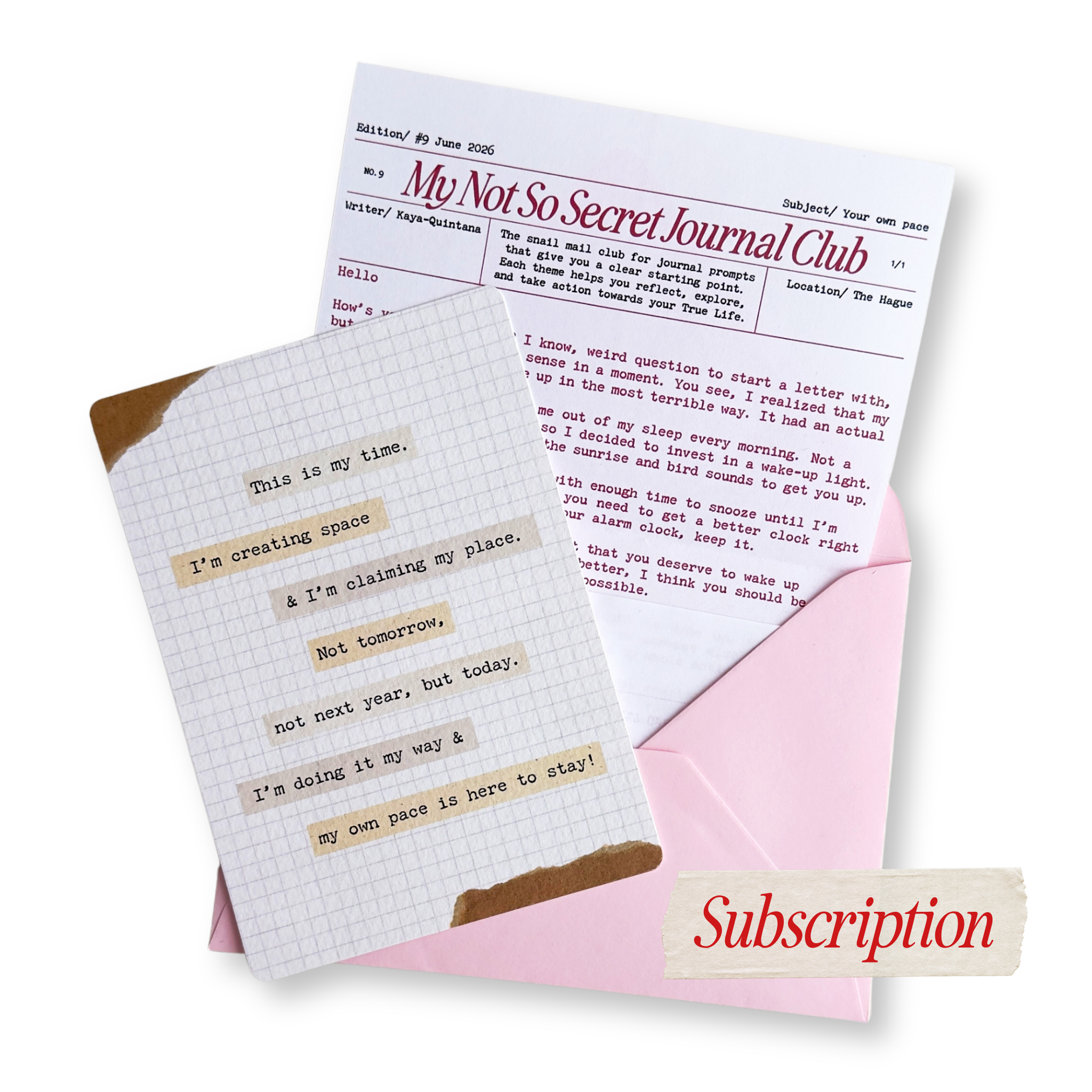 My Not So Secret Journal Club: Snail Mail Club For Journalers