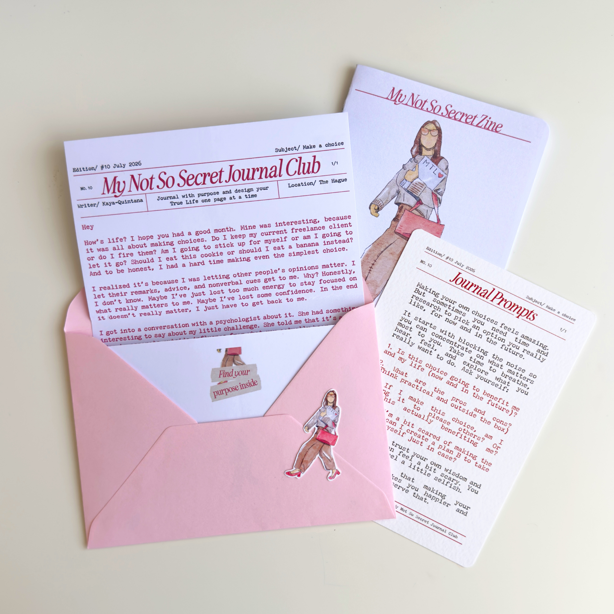 July Snail Mail Letter: Make Your Own Choices