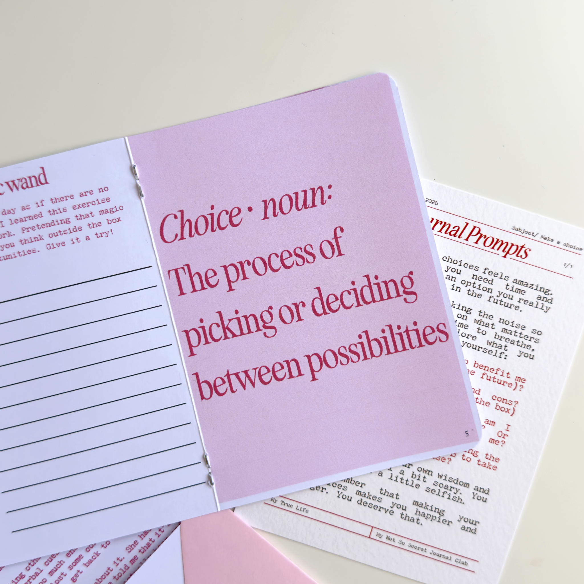 July Snail Mail Letter: Make Your Own Choices