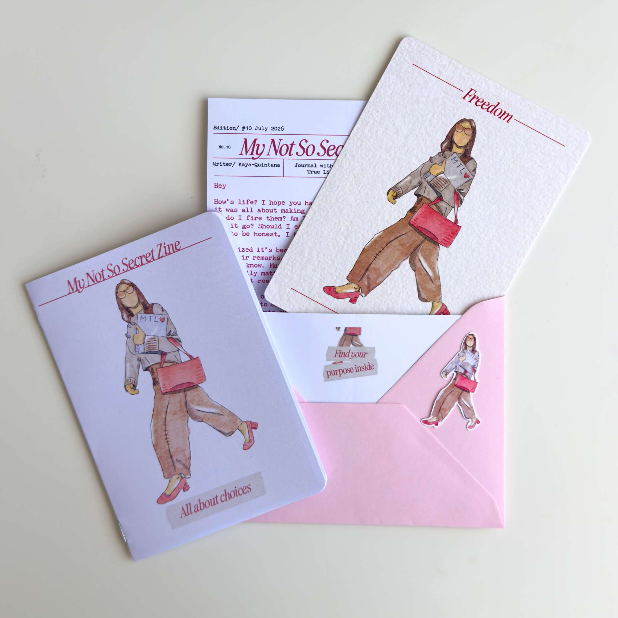 July Snail Mail Letter: Make Your Own Choices
