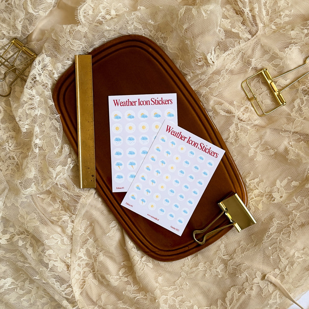 Mini Weather Icon Stickers