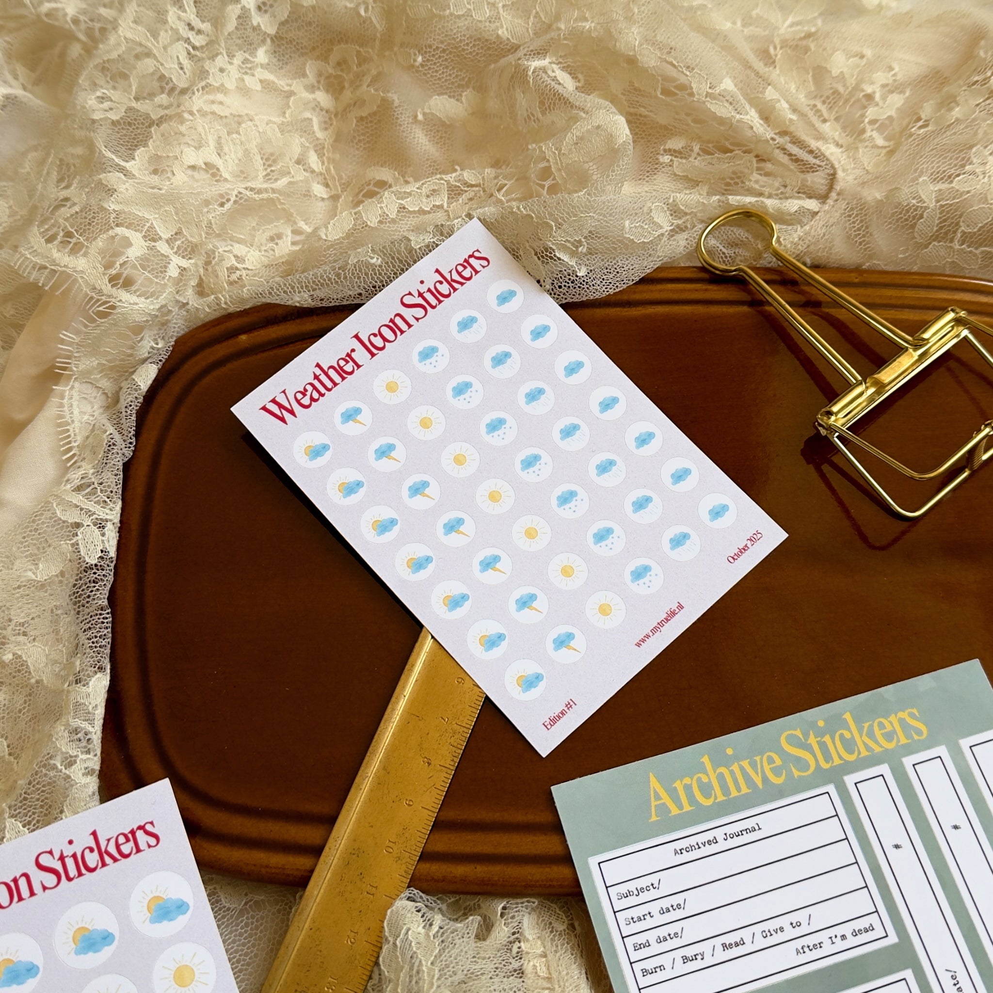 Mini Weather Icon Stickers